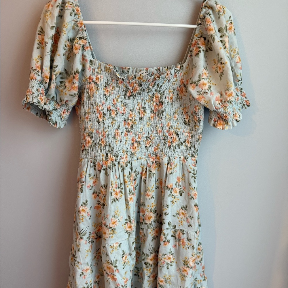 American Eagle Outfitters Floral Smocked Dress